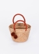 Mini St Tropez Bolsa Tote de Senhora Laranja - Kayu | Bolsa de Mão de Senhora de Palha